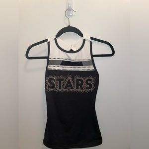 WCSS Black & White Bedazzled Tank Top